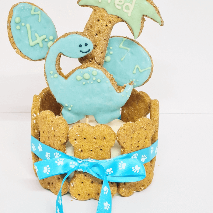 DinoPaws Dog Cake - Blue