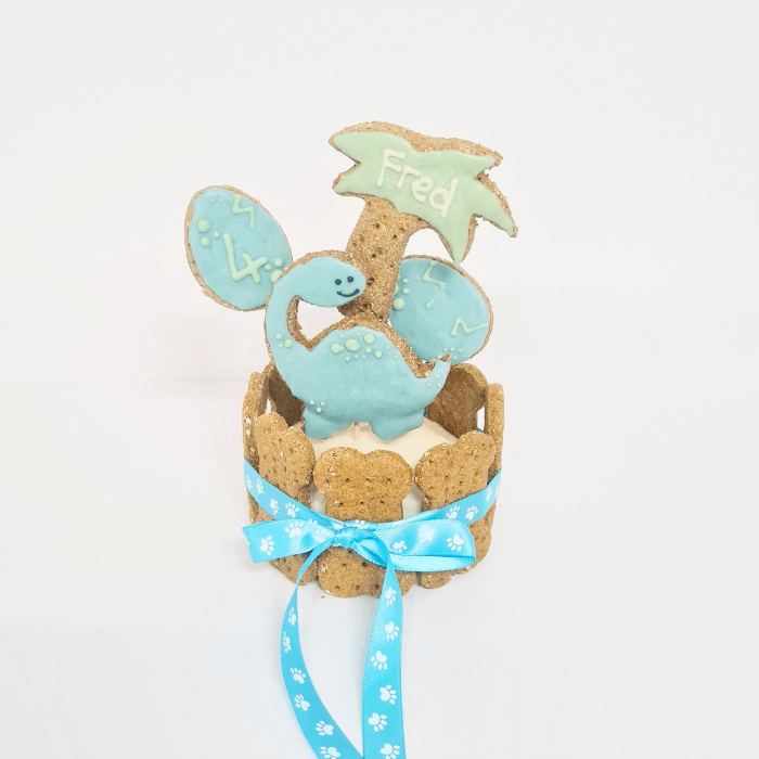 DinoPaws Dog Cake - Blue