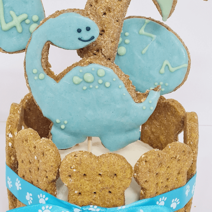 DinoPaws Dog Cake - Blue