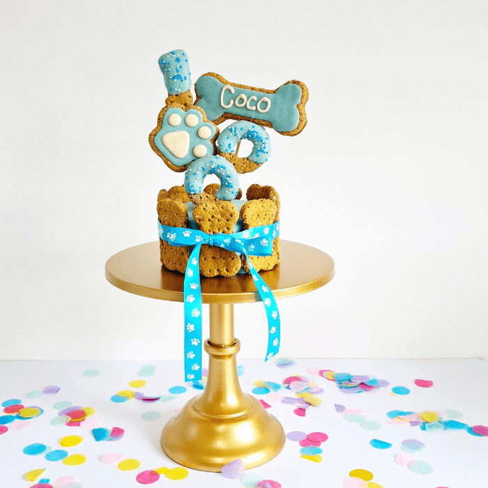 Loaded Dog Cake - Blue