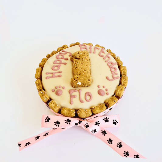 Classic Dog Cake Pink