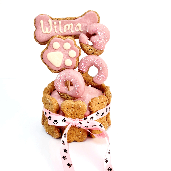 Loaded Dog Cake - Pink