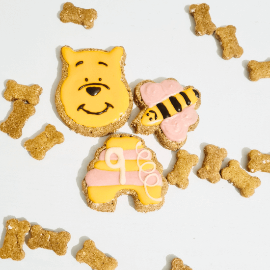 Pink Winnie The Pooh Dog Cake