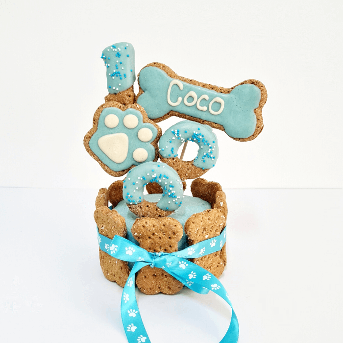 Loaded Dog Cake - Blue