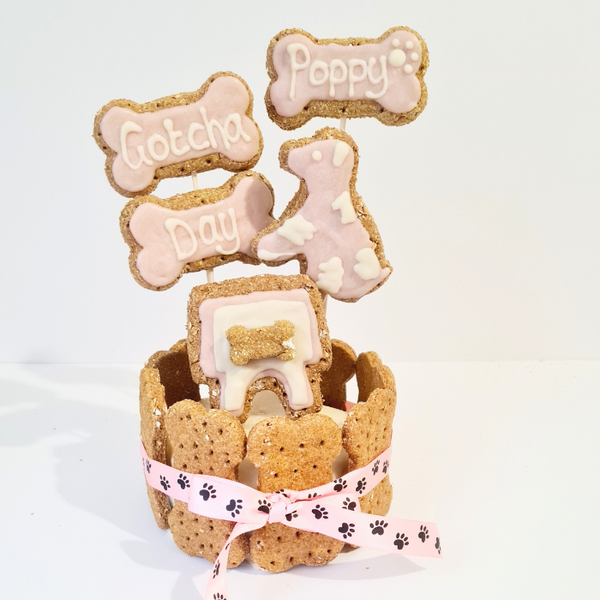 Gotcha Day Dog Cake - Pink