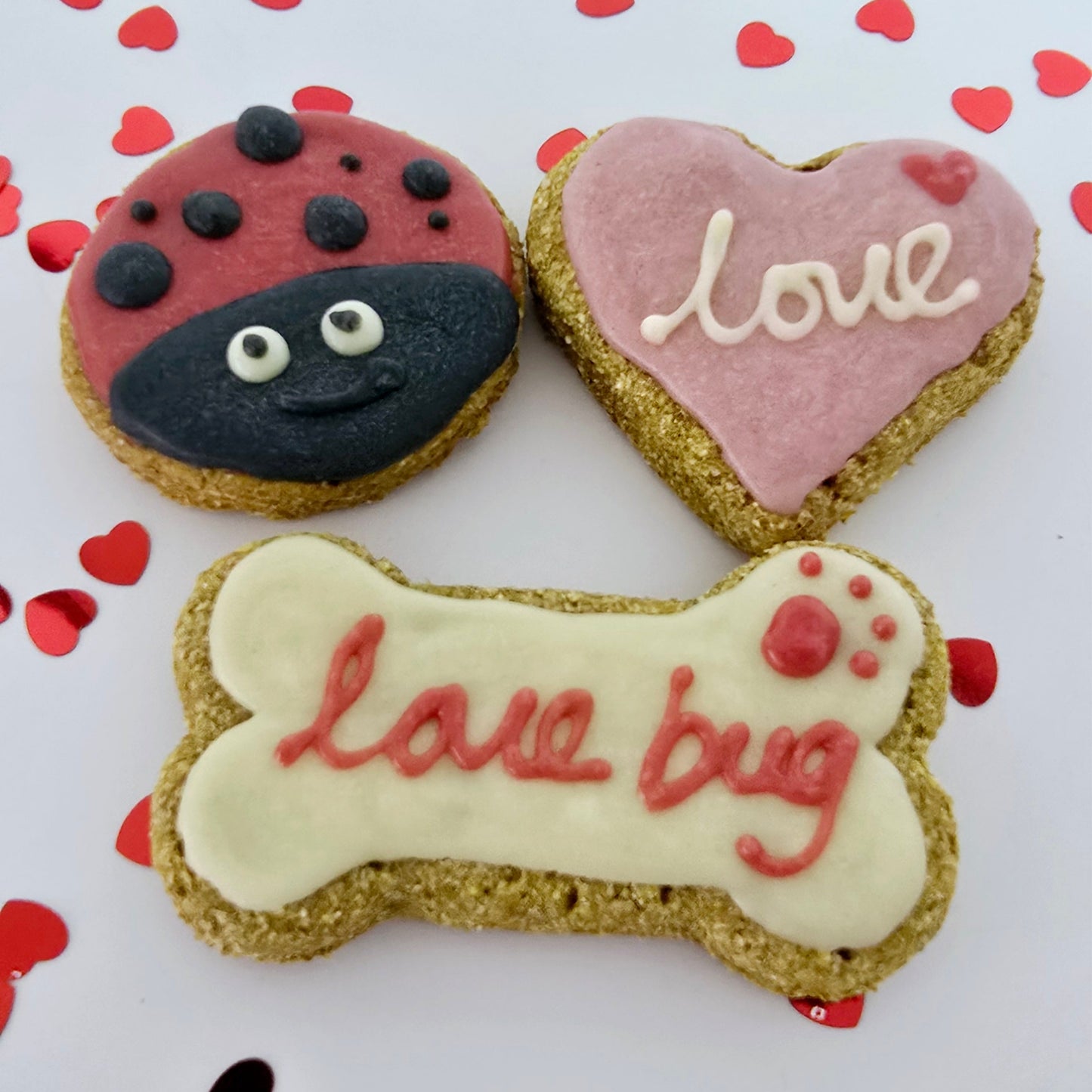 Love Bug Dog Treat set