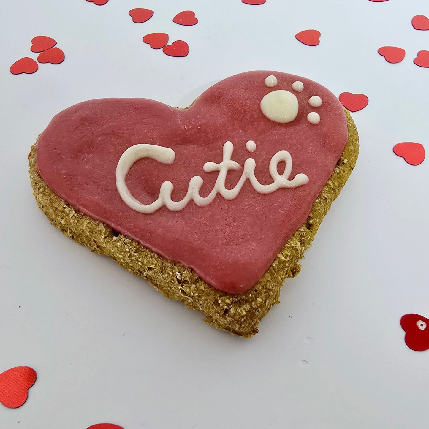 Cutie heart dog treat