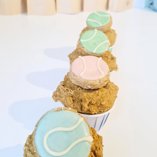 Tennis Ball PupCakes- Mixed