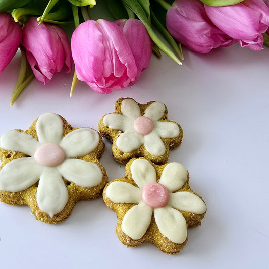 Flower Dog Treats Pink