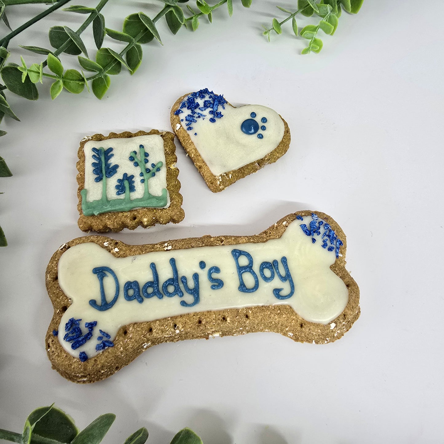 Dog Dad Biscuit Set