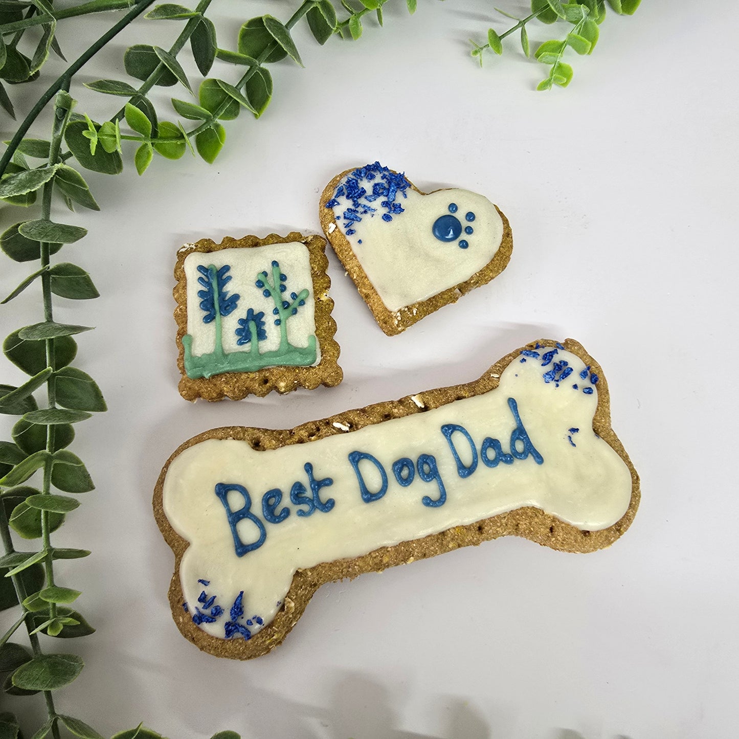 Dog Dad Biscuit Set