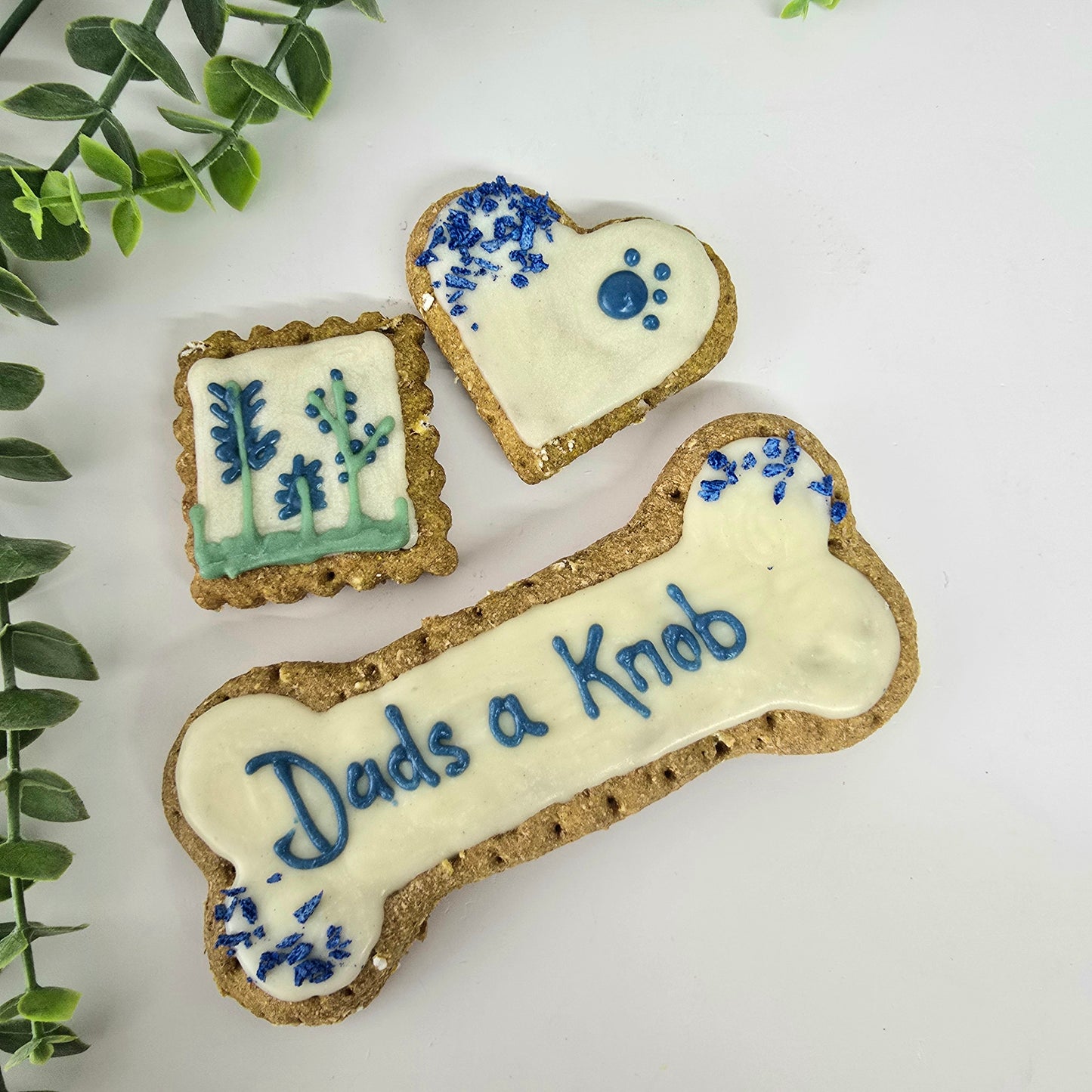 Dog Dad Biscuit Set