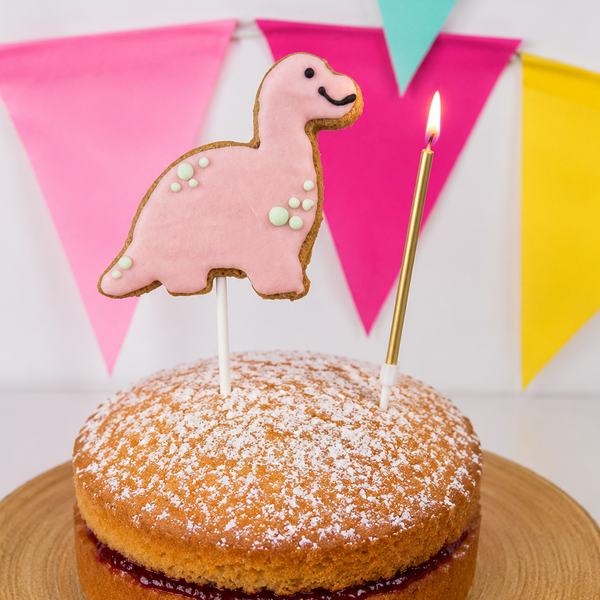 DinoPaws Cake Topper – Pink