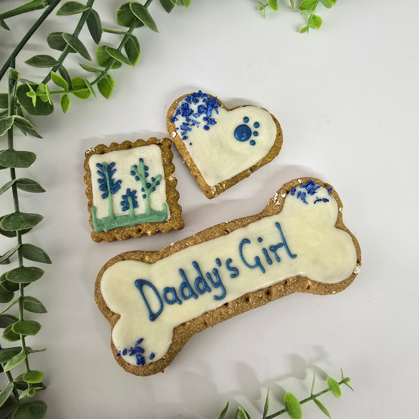 Dog Dad Biscuit Set